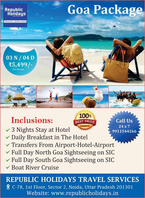 panicker's travel goa tour packages