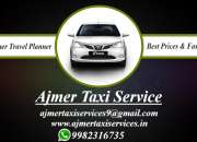 Ajmer local taxi service, ajmer pushkar jaipur one way taxi  same day tour